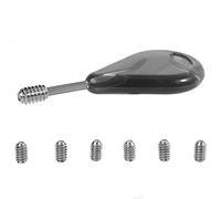 Tbest vis FCS,5cm FCS Surfboard Fin Key avec Vis à Tête de 6pcs llation Aileron de Planche Nautique