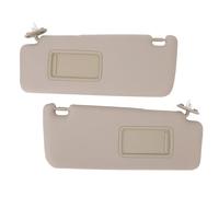 Tbest Visor Sun 74320 35A91 B1 Gauche à Droite Sunshild avec Remplacement du Miroir pour 2010-2024 Beige