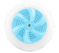 Tbest Voyage Mini Ultrasonic Washing Machine, Machine à Laver Portable avec Turbine et Nettoyage à L'échographie, Protection D'arrêt de 30 Minutes, Adaptée aux Voyageurs et approprié (BLUE)