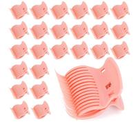 Tbestmax Lot de 24 pinces à cheveux pour bigoudis - Rose