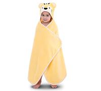 TBEZY Cape de Bain Bébé à Capuche, Coton Sortie de Bain Bébé avec Design Animal, Drap Serviette de Bain pour Bébé Nouveau-né (Tigre pour 1 à 5 Ans)
