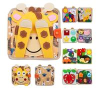 Tbintul Busy Board Jeuet Montessori 1 an, Busy Board Montessori, Jeux Montessori Jouets d'activité et de Développement, Cadeau Enfant 1 2 3 4 5 Ans