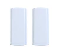 Tbkoeudhg 2 Pcs sans WiFi Pont Extérieur CPE Routeur WiFi Extender 2-3KM Longue Portée EU Plug