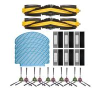 Tbkoeudhg 23PCS pour Ozmo T8 T9 N8 PRO Robot Aspirateur Sac à Poussière Filtre jetable Vadrouille Accessoires en Tissu