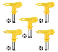 Tbkoeudhg 5 Pièces Bouts de Pulvérisation Airless Réversibles de Pulvérisateur de Buse Airless Pièces de Machines un Pulvérisateur (211 313 415 517 619)