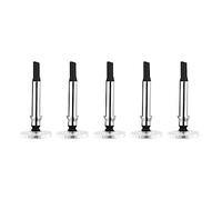 Tbkoeudhg Lot de 5 stylets universels transparents pour écran capacitif, pointe de rechange, dessin, écriture, tête de crayon