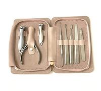 Tbkoeudhg Lot de 8 coupe-ongles réglables en acier inoxydable