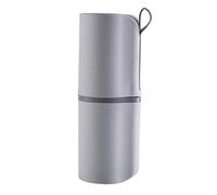 Tbkoeudhg Porte-brosses à dents portable Boîte de rangement Organisateur Boîte de rangement Accessoires de salle de bain Blanc