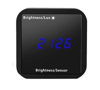 Tbkoeudhg Tuya Détecteur de luminosité WiFi avec indicateur de détection de la température et de l'humidité