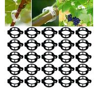 TBLMPNE Plant Support Clips de Jardin Tomate Clips Support, Clips de Support pour Plantes de Jardin Clips pour Les légumes Tomate Vigne tiges de Croissance Droit et Plus Sain (150, Noir)