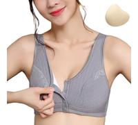 TBloevwlh Prothèses Mammaires Soutiens-Gorge Artificiels De Mastectomie sans Couture pour Femmes Poitrine Gauche Coffre Droit Seul Faux Seins Bra sous-Vêtement 2 en Sport Confortable Fil