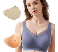TBloevwlh Prothèses Mammaires Soutiens-Gorge Artificiels Faux Seins Bra sous-Vêtement 2 en Poitrine Gauche Coffre Droit Seul Sport Confortable sans Fil Prothèse Mammaire Droite