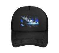 TBMAQ Titanic-Movie-Casquette de baseball en maille respirante pour homme Leonardo-Dicaprio Casquette réglable avec impression 3D Unisexe, Titane 5, taille unique