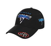 TBMAQ Van Rock Band Halen Casquette de baseball unisexe pour homme et femme en denim délavé réglable Casquette de camionneur d'été pour sport de plein air Cadeau, Van Halen-1, Taille unique