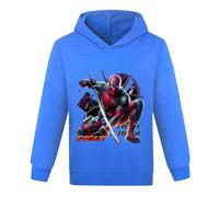 TBNRFrags - Sweat à capuche pour garçon en coton avec manches longues, imprimé sportif et dessins animés, bleu, 11-12 ans