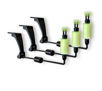 TBNS Lot de 3 indicateurs de touche TBNS pour la pêche à la carpe pour détecteurs de touche et bâtons de banque Vert