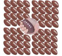 TBobboeitody 6-48Pièces Petits Ballons de Rugby-10.2cm Balle Anti-Stress | Ballons deRugby en MousseBalles Jeux Accessoires de Boule Décompression Miniature pour Enfants&Adultes,Cadeaux pour les fêtes