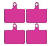 TBOC 4X Patchs de Remplacement Universel por Tour de Cou Telephone Portable [Fuchsia] Accessoire de Bandouliere Cordon Holder Porte Pochette Laniere Collier Corde Attache Chaine