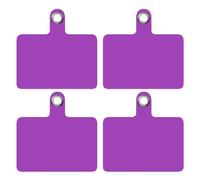 TBOC 4X Patchs de Remplacement Universel por Tour de Cou Telephone Portable [Violet] Accessoire de Bandouliere Cordon Holder Porte Pochette Laniere Collier Corde Attache Chaine