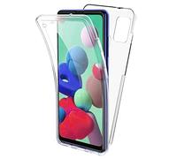 TBOC Coque Compatible avec Samsung Galaxy A21s [6.5"] - Housse [Transparent] Complète [Silicone TPU] Full Body [360 Degrés] Intégral Protection Avant Arrière Portable Etui Anti Choc Rayures Móvil