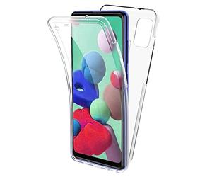 TBOC Coque Compatible avec Samsung Galaxy A21s [6.5"] - Housse [Transparent] Complète [Silicone TPU] Full Body [360 Degrés] Intégral Protection Avant Arrière Portable Etui Anti Choc Rayures Móvil