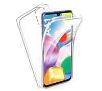 TBOC Coque Compatible avec Samsung Galaxy A41 [6.1"] - Housse [Transparent] Complète [Silicone TPU] Full Body [360 Degrés] Intégral Protection Avant Arrière Portable Etui Anti Choc Rayures Móvil
