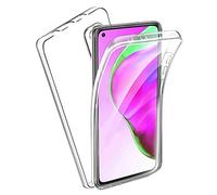 TBOC Coque Compatible avec Xiaomi Mi 10T 5G-Mi 10T Pro 5G [6.67"] Housse [Transparent] Complète [Silicone TPU] Full Body [360 Degrés] Intégral Protection Portable Etui Anti Choc Rayures