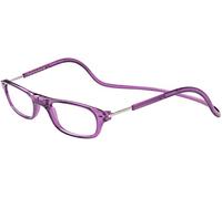 TBOC Lunettes de Lecture - Dioptrie +1.00 Monture Violet Femme Homme Unisexe Aimant Fermeture Ordinateur Travail Pliables Régables Magnetiques