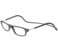 TBOC Lunettes de Lecture - Dioptrie +1.50 Monture Grise Femme Homme Unisexe Aimant Fermeture Ordinateur Travail Pliables Régables Magnetiques