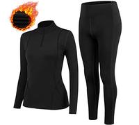 TBoonor sous-vêtements Thermiques pour Enfants Fonctionnel De sous-vêtement Thermiques pour Garçon et Fille pour Ski Cyclisme Et Football - Tee Shirt Longue&Leggings Set