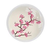 TBOUOBT Lot de 4 poignées d'armoires de cuisine, boutons de tiroir pour porte de meuble de placard moderne,Fleurs de cerisier rose Vintage