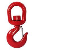 TBQATNTS Crochets pivotants robustes - Crochet de levage pivotant avec loquet de sécurité - Crochet pivotant de grue pour hisser et soulever pour le transport du port de levage, 3T