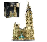 TBRICKFUNR Architecture London Big Ben Ensemble de blocs de construction - Modèle de tour d'horloge de renommée mondiale, ensemble de construction de briques d'horizon urbain pour adultes, décoration