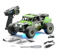 TBRICKFUNR SG202-PRO RC Crawler, échelle 1/20, 2,4 G, pleine proportionnelle, haute vitesse, 40 km/h, voiture d'escalade télécommandée tout-terrain avec lumières LED pour jeu intérieur et extérieur