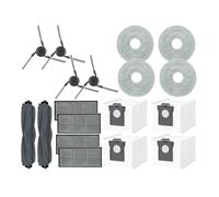 Tbrov Accessoires compatibles avec MOVA P50 Pro Ultra /P50Ultra, Brosse Principale, Bord de Brosse, Sac à poussière en Tissu, pièces filtrantes(9)