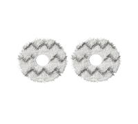 Tbrov Chiffon de vadrouille de Remplacement Compatible avec Ecovacs X1 X2 X5 T10 T20 T30 T50 N30 N50 N9 + Robot, Tampon de vadrouille Lavable et réutilisable(2PCS)
