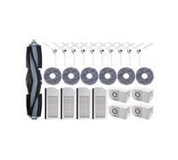 Tbrov Compatible avec Ecovacs Deebot X1 Omni / T10 Omni Couvercle de Brosse latérale en Caoutchouc Filtre Hepa vadrouille Sac à poussière Robot aspirateur pièces de Rechange(Light Green)