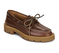 Chaussures bateau en cuir femme TBS Lazaria Marron 39
