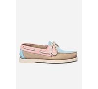 TBS - Phenise - Chaussures bateau femme Beige / Rose / Oxygène - 40