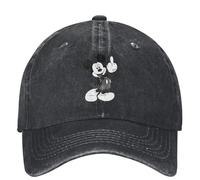 TBSANIN Casquette de Baseball Mickey Et Amis Mickey Mouse Denim Running Hippie Trucker Chapeau Été Hommes Femmes Mode Design Cadeaux