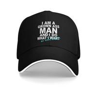 TBSANIN Casquette de Baseball Unisexe Je Fais ce Que ma Femme Veut imprimé Classique réglable Camionneur Papa Chapeau de Golf Tennis Chapeau Snapback Casquette pour l’extérieur Cadeaux