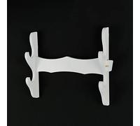 TBSZCM Support d'épée Blanc Mural,Support d'armes d'arts Martiaux,présentoir en Bois pour Canne à pêche Katana Wakizashi,Accessoires pour la Maison,Supports d'épées à Deux Couches