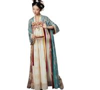 TBTROQXCT Robe Hanfu Chinoise imitant la Mode féminine de la Dynastie Tang(3-Piece Set,M)