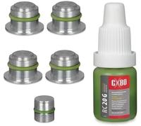 TBVPARTS Kit de suppression des volets du collecteur d’admission 1.9 CDTI/JTD 55206459, 55210201, 55210202 pour STILO, ASTRA, VECTRA C, ZAFIRA B (15 mm)