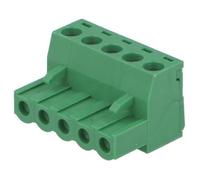 TBW-5-5P/GN Barrette de pression amovible P.des contacts: 5,08mm pistes: 5 NI