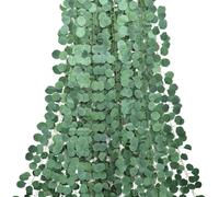 TBWBEC 12 Pièces Guirlande Eucalyptus Artificiel Decoration Mariage, Guirlande Feuilles Artificielles Décoration Balcon, Guirlande Fleurs Artificielles, Liane Artificielle pour Arche Table Décoration