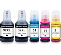 TBXwsofl 31xl 32xl Remplacement de la Bouteille d'encre Compatible avec Le réservoir 7301 7602 7001 6001 5101 et Le réservoir Plus 551 555 651 Refill PRIMENT