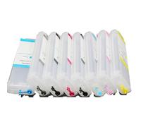 TBXwsofl 8pcs 280 ML Cartouche à Encre Rechargeable Vide sans Puce Compatible avec Les imprimantes Z2100 Z5200 DesignJet FA Compatible avec Les imprimantes en Format