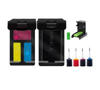 TBXwsofl Cartouche à Encre Rechargeable Compatible avec MG3140 MG3540 MG3640 MG3640S MG4240 MX438 MX518 MX378 TS5140 Modèles Remplacement de PG440 CL441(1set with Ink)