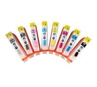 TBXwsofl Cartouche à Encre Rechargeable Vide Set CIS CIS Compatible avec la série CLI-42 Compatible avec Pro100 1Set 8pcs avec Une Puce Unique